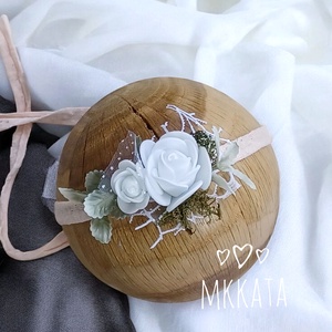 Csipke body és fejpánt szett Újszülött fotózáshoz - ruha & divat - babaruha & gyerekruha - babafotózási ruha és kellék - Meska.hu