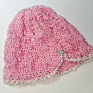  Kötött babasapka újszülött fotózásra  - ruha & divat - babaruha & gyerekruha - babafotózási ruha és kellék - Meska.hu