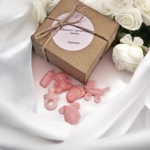 Illatviasz ajándékszett anyukáknak babaváró figyelmesség - Meska.hu