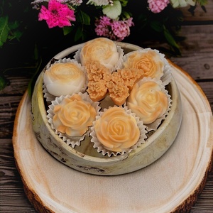 Illatviasz Narancsos Marcipán  ajándékszett anyukáknak babaváró figyelmesség - baba - mama - babalátogató ajándékcsomag - Meska.hu