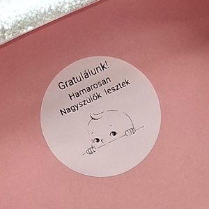 Nagyszülő bejelentő ajándékszett  - baba - mama - babaemlékek - bababejelentők - Meska.hu