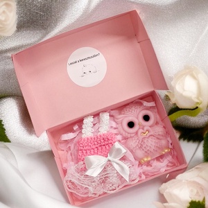 Keresztszülő bejelentő ajándékszett , Baba - mama, Babaemlékek, Bababejelentők, Horgolás, MESKA