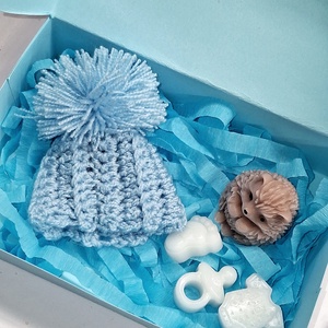 Baba bejelentő ajándékszett , Baba - mama, Babaemlékek, Bababejelentők, Horgolás, MESKA