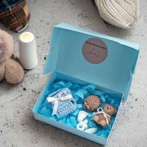 Baba bejelentő ajándékszett , Baba - mama, Babaemlékek, Bababejelentők, Horgolás, MESKA