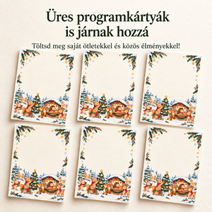 Névre szóló fa adventi kalendárium  - karácsony - adventi díszek - adventi naptár - Meska.hu