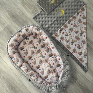 3 részes unisex babafészek szett takaróval és párnával - baba - mama - baba ágynemű - babafészek - Meska.hu