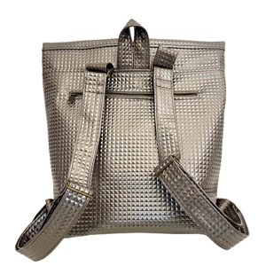 SuziartBag Barna fényes kockás hátizsák - táska & tok - kézitáska & válltáska - válltáska - Meska.hu