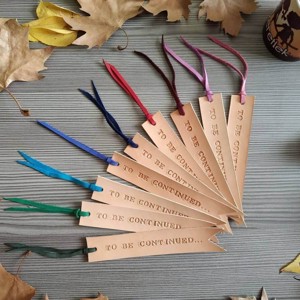 To be continued feliratú könyvjelző, Könyv & Zene, Könyvjelző, , MESKA