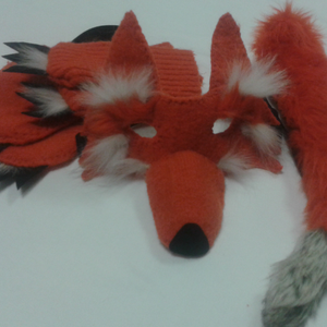 Róka jelmez szett  - ruha & divat - jelmez & álarc - jelmez - Meska.hu