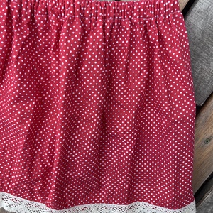 Óvodai pöttyös szoknya - baba - mama - babaruházat - baba ruhák - Meska.hu