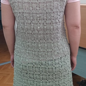 Horgolt mellény - ruha & divat - női ruha - mellény - Meska.hu