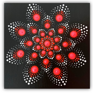 Mandala, Művészet, Festmény, Akril, Festészet, MESKA