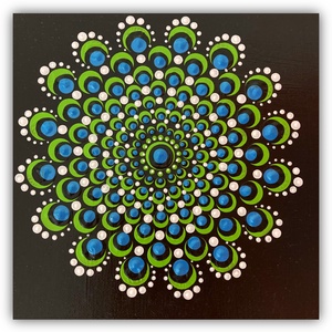 Mandala, Művészet, Festmény, Akril, Festészet, MESKA