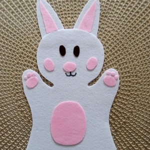 Nyuszi gyerekbáb , Játék & Sport, Bábok, Báb készlet, Baba-és bábkészítés, MESKA