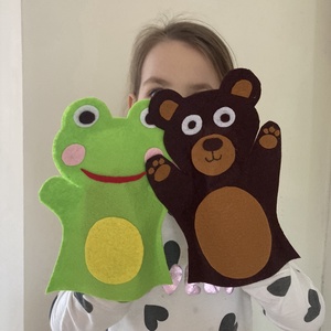 Maci gyerekbáb  - játék & sport - bábok - báb készlet - Meska.hu