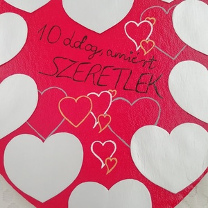 Öko szeretlek szív tábla - otthon & életmód - dekoráció - dísztárgy - Meska.hu