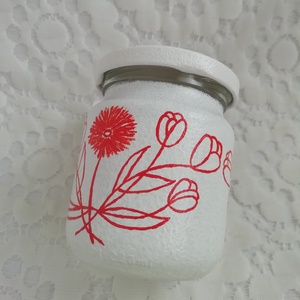Öko tulipános tartó, mécsestartó, 6 színben - otthon & életmód - dekoráció - dísztárgy - Meska.hu