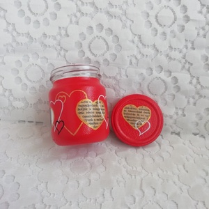 Csomagban: Öko szívecskés tartó, mécsestartó (kicsi verzió) + Öko páros szív puzzle kabala (választható 6 színben) - otthon & életmód - dekoráció - dísztárgy - Meska.hu