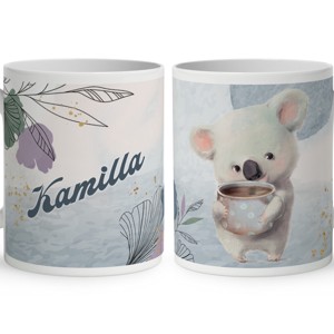 Kérd a Neveddel - Kakaós Koala mintás bögre, Otthon & Életmód, Konyhafelszerelés, tálalás, Tálalás, Bögre & Csésze, , MESKA