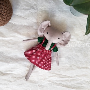 Textil mini állatka - játék & sport - plüssállat & játékfigura - maci - Meska.hu
