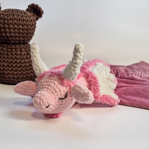 Sárkány, Játék & Sport, Plüssállat & Játékfigura, Plüss sárkány, Hímzés, Horgolás, MESKA