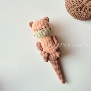 Horgolt vidra, Játék & Sport, Plüssállat & Játékfigura, Más figura, Hímzés, Horgolás, MESKA