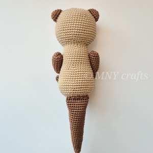 Horgolt vidra - játék & sport - plüssállat & játékfigura - más figura - Meska.hu