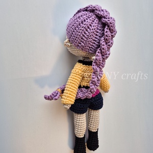 Horgolt Rumi - játék & sport - baba & babaház - öltöztethető baba - Meska.hu