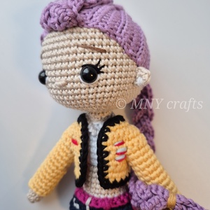 Horgolt Rumi - játék & sport - baba & babaház - öltöztethető baba - Meska.hu