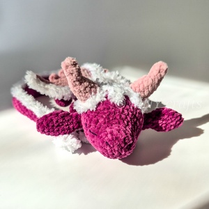 Sárkány, Játék & Sport, Plüssállat & Játékfigura, Plüss sárkány, Hímzés, Horgolás, MESKA