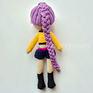 Horgolt Rumi - játék & sport - baba & babaház - öltöztethető baba - Meska.hu