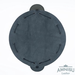 Fekete - metál sötétkék bőr 2in1 szütyő és kockatálca M8031-6012 - játék & sport - szerepjáték - Meska.hu