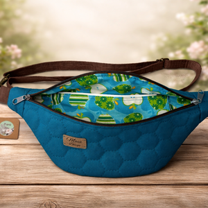 Türkiz Simple belt bag - táska & tok - övtáska - Meska.hu