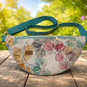 Színes leveles nagy Moonlight belt bag - Meska.hu