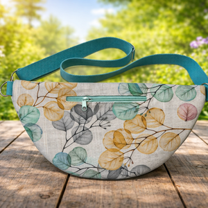 Színes leveles nagy Moonlight belt bag - táska & tok - övtáska - Meska.hu