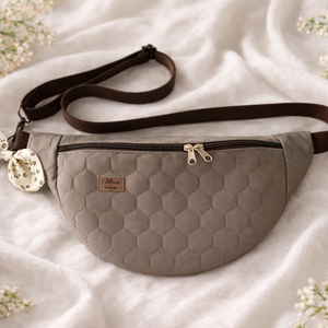 Világos barna nagy Moonlight belt bag - Meska.hu