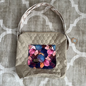 Bézs Morfa hátizsák és válltáska, Táska & Tok, Hátizsák, Hátizsák, Varrás, MESKA