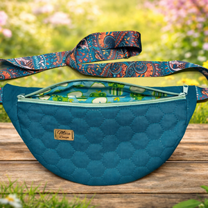 Moonlight belt bag türkizzöld - Meska.hu