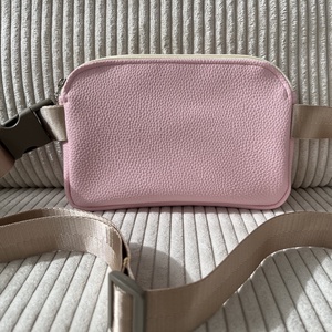 Cube belt bag rózsaszín - táska & tok - övtáska - Meska.hu