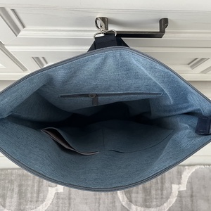 Móca Roll-top navy kék - táska & tok - hátizsák - roll top hátizsák - Meska.hu