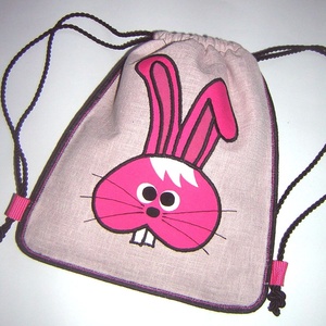 Nyuszis kislány háti táska Gyerek hátizsák gymbag ovis táska rózsaszín pink nyuszival - játék & gyerek - Meska.hu Nyuszis kislány háti táska Gyerek hátizsák gymbag ovis táska rózsaszín pink nyuszival - játék & gyerek - Meska.hu