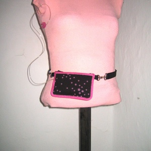  Insulin pumpa tartó tok 2in1 Mickey egér- pöttyös Fekete-Fehér-Pink - szépségápolás - egészségmegőrzési kellékek - vércukormérő tok, táska - Meska.hu