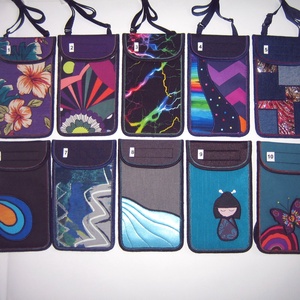 Mobiltok állítható pánttal Plus-os méretű telefonokhoz  nyakba akasztható  -  - Meska.hu