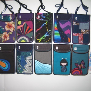 Mobiltok állítható pánttal Plus-os méretű telefonokhoz  nyakba akasztható  -  - Meska.hu