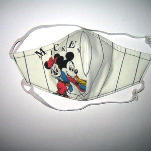 Minnie-Mickey Szájmaszk szabályozható gumival arcmaszk textil maszk   - női - női - Meska.hu