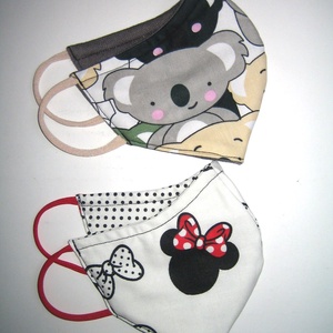 4in2 szájmaszk szett arc maszk Minnie és Koala - női - női - Meska.hu