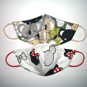 4in2 szájmaszk szett arc maszk Minnie és Koala - női - női - Meska.hu
