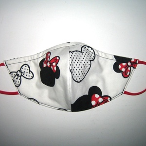 2in1 Minnie-mouse Szájmaszk arcmaszk biciklis maszk   - női - női - Meska.hu