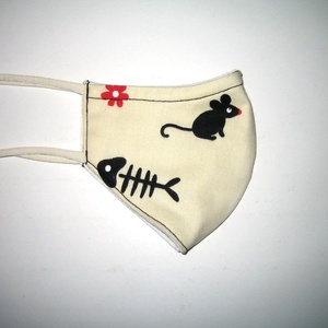 2 db Gyerek Szájmaszk kislányos Cicás és Hello Kitty-s textil maszk - gyerek - gyerek - Meska.hu