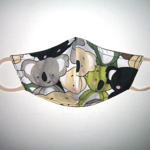 Koala macis szájmaszk textil arc maszk   - női - női - Meska.hu